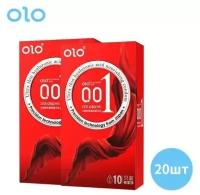 Презервативы OLO "Neо" Продление времени супер тонкий 0.01, 20шт