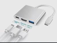 Type-C на HDMI/USB 3.0/Type-C адаптер/переходник/кабель