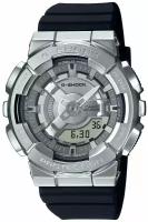 Наручные часы CASIO G-Shock GM-110-1A, серебряный, черный