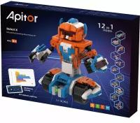 Электронный программируемый детский робот конструктор alilo Apitor Robot X. 12 моделей в 1. Игрушка для мальчиков и девочек