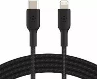 Кабель для iPod, iPhone, iPad Belkin Boost Charge USB-C/Lightning 1m CAA004bt1MBK (Black)