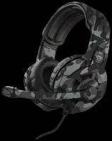 Гарнитура Trust GXT411K RADIUS HEADSET BLACK CAMO (24360) черная с серым