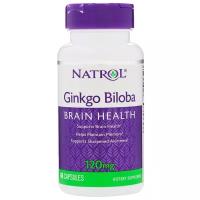 Natrol Ginkgo Biloba Caps (120 мг) 60 капсул