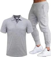 Костюм Одежда для себя, футболка и брюки, повседневный стиль, полуприлегающий силуэт, размер 56, серый