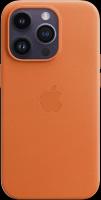 Apple Чехол-крышка Apple MagSafe для iPhone 14 Pro, кожа, оранжевый (MPPL3)