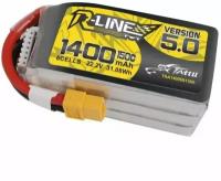 Аккумулятор Tattu R-Line V5 LiPo 1400 мАч 22,2 в 150C 6S1P с разъемом XT60 для FPV