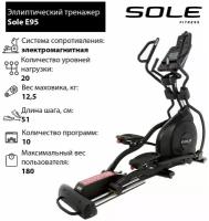 Эллиптический тренажер Sole Fitness E95 (2019)