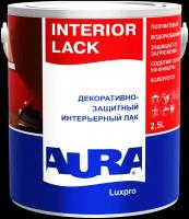 Лак для дерева Aura Luxpro Interior Lack полуматовый 2,5л