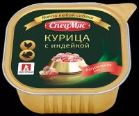 Зоогурман консервы для собак СпецМяс Курица с индейкой 300г