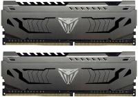 Оперативная память для компьютера 16Gb (2x8Gb) PC4-32000 4000MHz DDR4 DIMM CL16 Patriot Viper Steel (PVS416G400C6K)