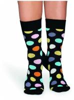 Носки унисекс Happy Socks, 1 пара, размер 38, черный