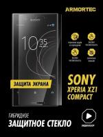 Защитное стекло на экран Sony Xperia XZ1 Compact гибридное ARMORTEC