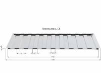 Уплотнитель для профнастила С8 (10 шт по 1.15м)