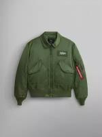 Бомбер Alpha Industries CWU45/P зеленый 3XL