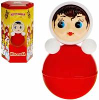 Детская кукла "Неваляшка" в художественной упаковке Котовские неваляшки, игрушка "ванька-встанька", высота 35,6 см