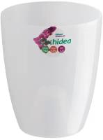 Кашпо для цветов и растений пластик для орхидей 2,4 литров d=160 мм 'Орхидея' прозрачный