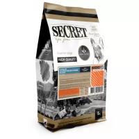 SECRET FOR PETS Корм для взрослых собак всех пород с лососем и рисом, 15кг