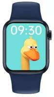 Умные часы Smart Watch HW12, Смарт-часы для спорта, С шагомером, С подсчётом калорий, С функцией звонков через смартфон, Синий