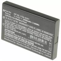 Аккумуляторная батарея iBatt 1050mAh для Benq, Hp, Kodak, Ricoh, Samsung, Toshiba Li-20B, BP-244, SB-L1037, L1812A, KLIC-5000, D-Li2, Photosmart R07, A1812A