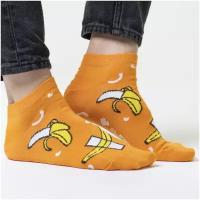 Короткие носки unisex St. Friday Socks "бананов мало не бывает", размер 38-41