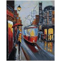Картина по номерам Артвентура «Вечерний трамвай»