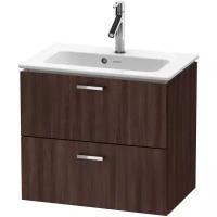 *Тумба под раковину Duravit L-Cube 620х550х391 подвесная, 2 ящика, сосна коричн. LC625605151