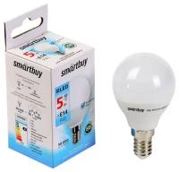 Smartbuy Лампа cветодиодная Smartbuy, Е14, P45, 5 Вт, 4000 К, холодный свет