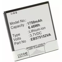 Аккумулятор iBatt iB-U1-M323 1750mAh для NTT DoCoMo Galaxy S, для Samsung SGH-i917 Focus, SGH-T989, Galaxy S, GT-i9000