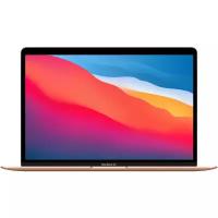 13.3" Ноутбук Apple MacBook Air 13 Late 2020RU/AM1 2560x1600, Apple M1 3.2 ГГц, RAM 8 ГБ, DDR4, SSD 256 ГБ, Apple graphics 7-core, macOS, MGND3ZP/A, золотой, английская раскладка