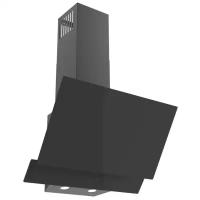 Наклонная вытяжка Schaub Lorenz SLD DY6228, цвет корпуса черный, цвет окантовки/панели черный