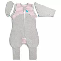 Спальный комбинезон (2 слой) Love To Dream Swaddle UP Transition Suit Original. Розовый (Pink). Размер L (8,5-11 кг). Арт. L25 01 002 PNK L