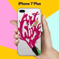 Силиконовый чехол Art of Wine на Apple iPhone 7 Plus