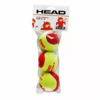 Мяч для большого тенниса детский HEAD T.I.P Red 578113, 3шт