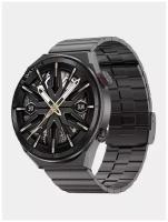 Умные часы Smart Watch DT3 MAX Ultra / Смарт часы SMART WATCH Series / Смарт часы круглые мужские / Часы наручные мужские / Черные спортивные часы