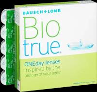 Контактные линзы Bausch & Lomb Biotrue ONEday, 90 шт., R 8,6, D -1