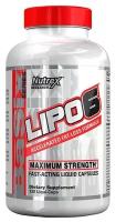 Спортивный жиросжигатель для похудения Nutrex Lipo 6 (120 капсул) для женщин и мужчин