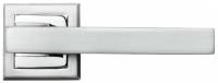PIQUADRO, ручка дверная межкомнатная MH-37-S SC/CP- на квадратной накладке, цвет - хром/полированный хром