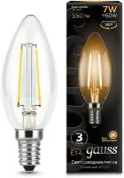 Gauss Лампа LED Filament Свеча E14 7W 550lm 2700К 103801107