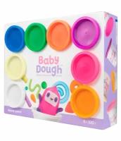 Тесто для лепки BabyDough, набор 8 цветов, яркие