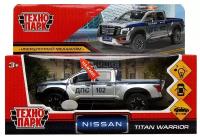 Машинка металлическая ТехноПарк Nissan Titan Warrior. Полиция 12см свет, звук TITAN-13SLPOL-SL