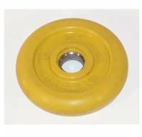 1.25 кг диск (блин) MB Barbell (желтый) 31 мм