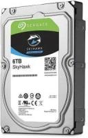 Жесткий диск HDD 6.0Tb Seagate, SATA-III, 256Mb, 5400rpm SkyHawk (ST6000VX001)