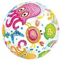 Intex Мяч надувной с принтом 51 см (3 цвета) 59040NP/59040 с 3 лет