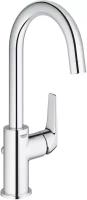 Смеситель для раковины GROHE BauFlow с донным клапаном, L-Size, хром (23753000)