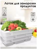 Набор лотков для заморозки продуктов 4 шт