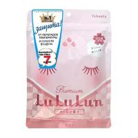 LULULUN Маска для лица увлажняющая и улучшающая состояние кожи Сакура Premium Face Mask Spring Sakura, 7 шт