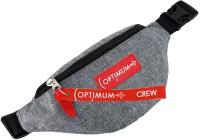 Сумка поясная Optimum Crew 41259491, фактура матовая, серый