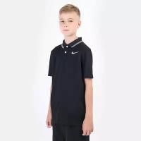 Поло NIKE Dri-FIT Victory Boys' Golf Polo, размер S, черный