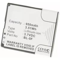 Аккумулятор iBatt iB-U3-M290 950mAh для Nokia 6710 Navigator, 6210s, 6260s, 6290, C5-SCDMA, E65, X5, X5-SCDMA