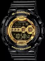 Наручные часы CASIO G-Shock, черный, золотой